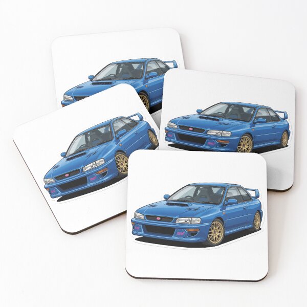 Item preview, 1998 Subaru Impreza 22B STi Sonic Blue JDM Rally Sticker designed and sold by Fixnovaguide.