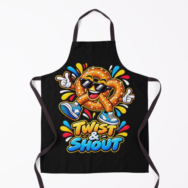 Item preview, Twist & Shout – Funny Pretzel Character Design designed and sold by CraigDesignWork.