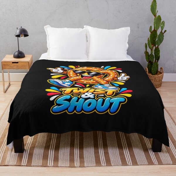 Item preview, Twist & Shout – Funny Pretzel Character Design designed and sold by CraigDesignWork.