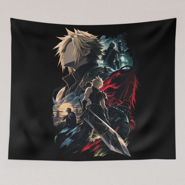 Item preview, Cloud Strife Buster Sword Poster – Final Fantasy VII Art designed and sold by · GAMING SOUL ·.
