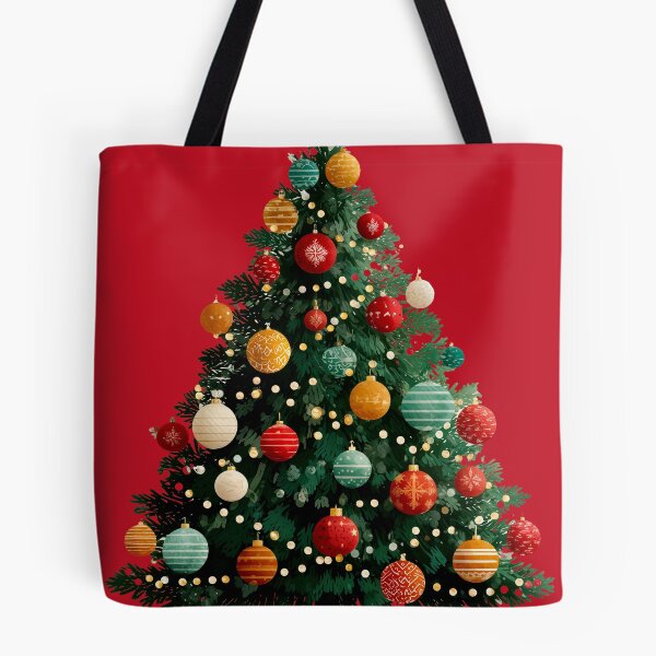 Item preview, Festive Decorated Christmas Tree with Gifts designed and sold by colorful-white.