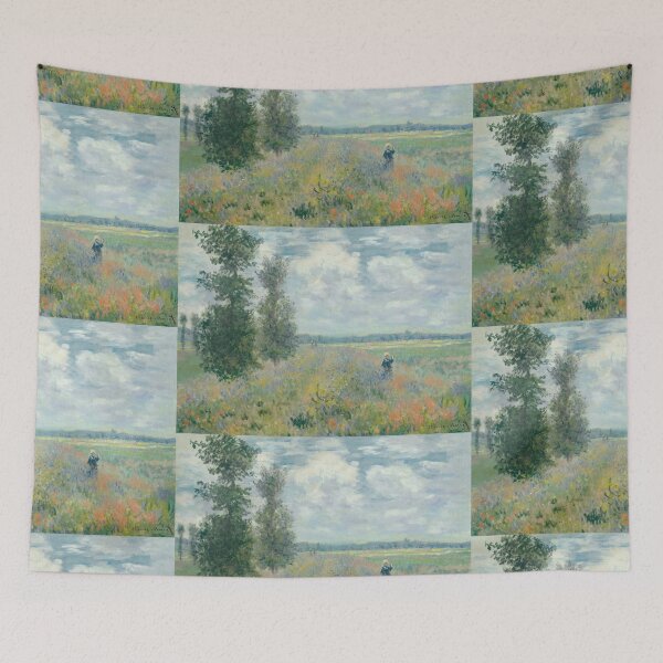 Item preview, Poppy Fields by Claude Monet designed and sold by TheRetroArtRoom.