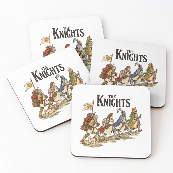 Item preview, The Knights Medieval Crossing Vintage Fantasy Adventure Parody designed and sold by KippyMcCall.