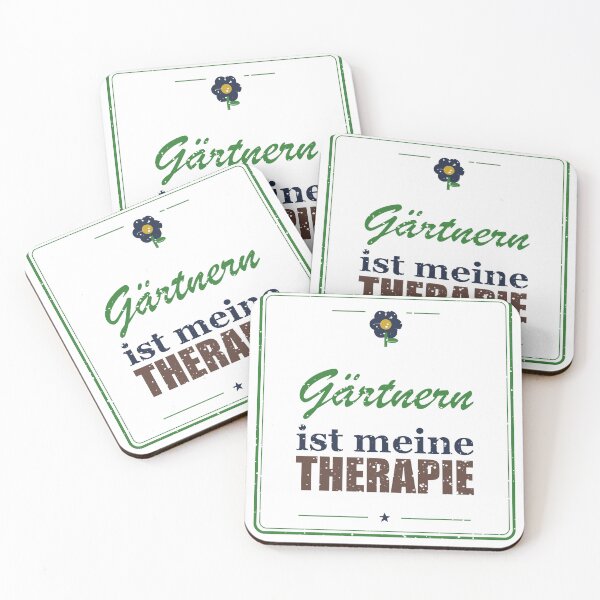 Artikelvorschau, Gärtnern ist meine Therapie entworfen und verkauft von SpruchwerkShop.