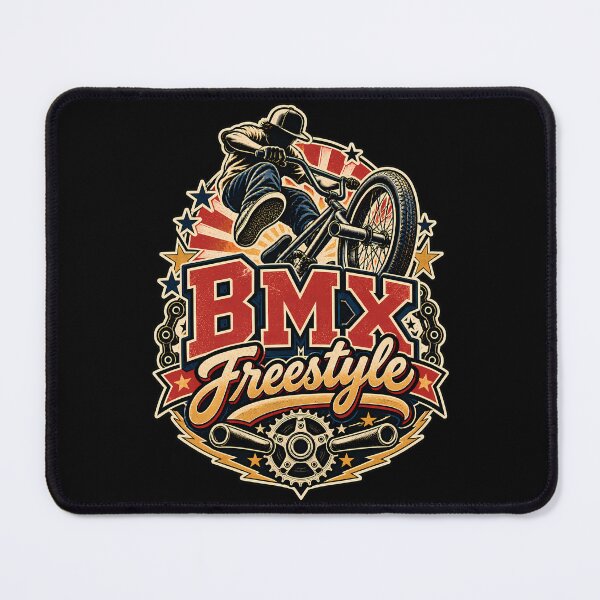 Item preview, Varsity And Script BMX Freestyle Sticker Design designed and sold by Tong4130.