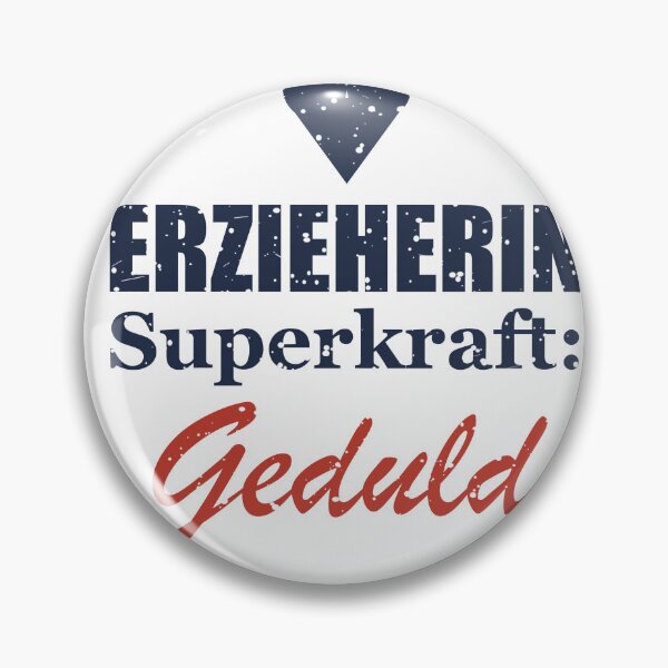 Artikelvorschau, Erzieherin – Superkraft Geduld entworfen und verkauft von SpruchwerkShop.