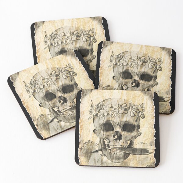 Item preview, Skull and Florals Retro designed and sold by ShopCNTS.