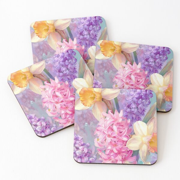 Item preview, Spring Flowers Wallpaper Colorful Botanical  designed and sold by VenusArt7.