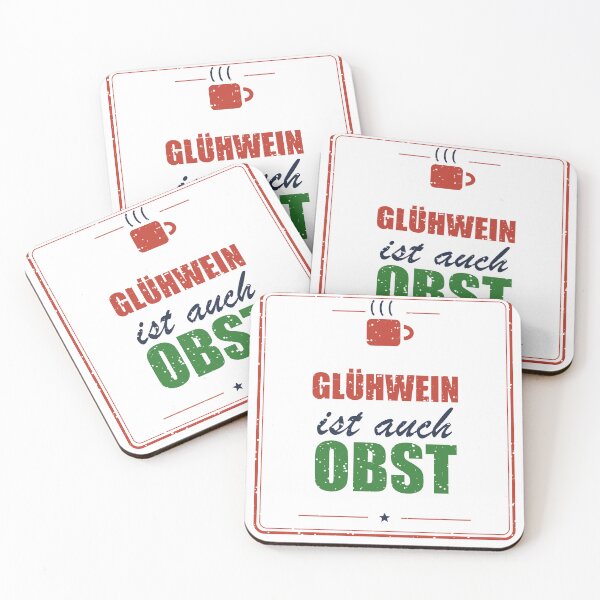 Artikelvorschau, Glühwein ist auch Obst entworfen und verkauft von SpruchwerkShop.