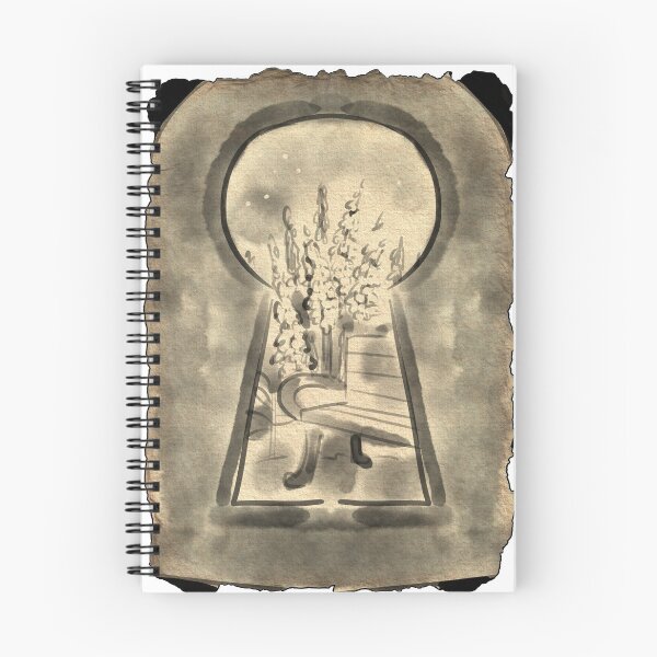 Item preview, Secret Garden Keyhole View Dark designed and sold by ShopCNTS.