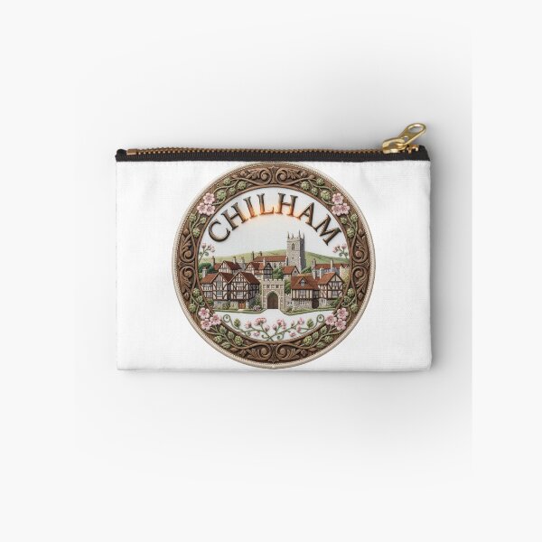 Item preview, Chilham England Kent Tudor Village Square Embroidered Patch Sticker designed and sold by Imaginarium of Chaos falcon88 .