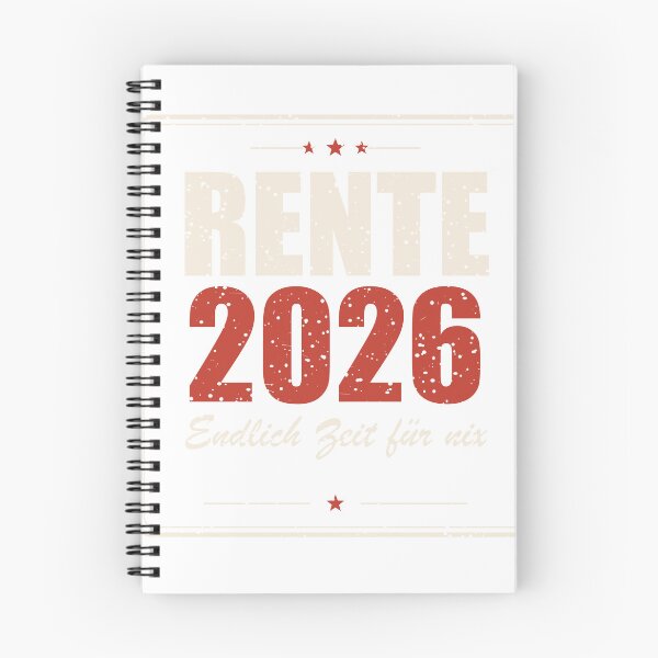 Item preview, Rente 2026 – Endlich Zeit für nix designed and sold by SpruchwerkShop.