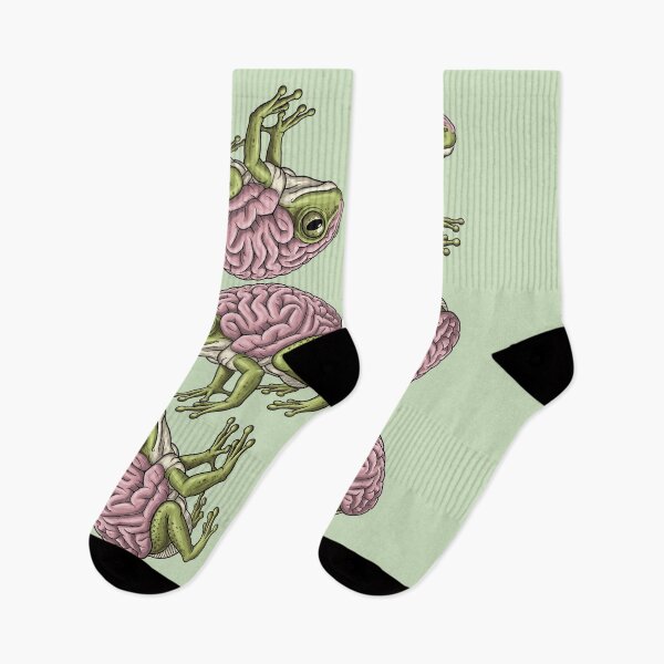 Item preview, Address Your Brain Frog Brain Fog Spoonie Chronic Illness Inflammation T-Shirt designed and sold by QuirkyGuacamole.