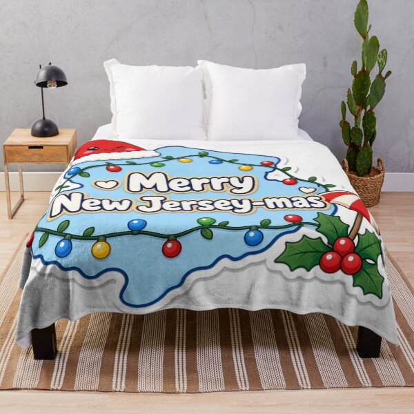 Item preview, New Jersey Christmas Merry New Jersey-mas Gift designed and sold by Soft Merch.