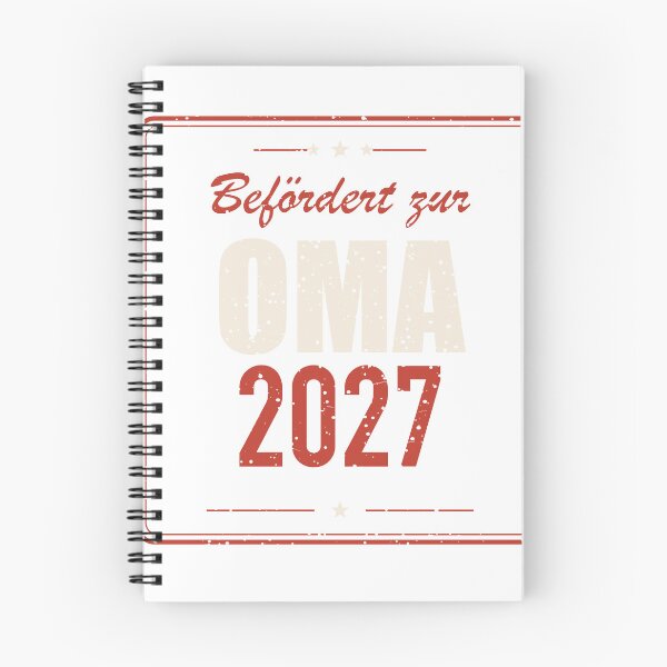 Item preview, Befördert zur Oma 2027 designed and sold by SpruchwerkShop.