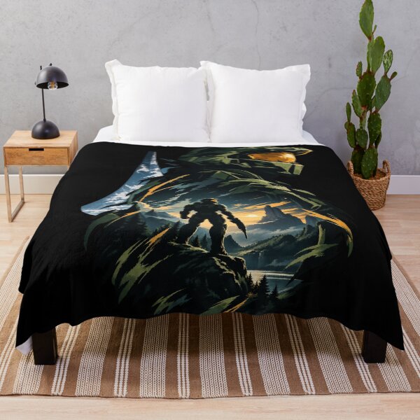 Item preview, Master Chief Silhouette Poster – Halo Game Art designed and sold by · GAMING SOUL ·.