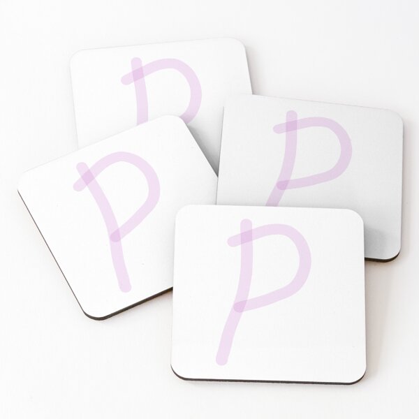 Item preview, Minimalist Pastel Pink Letter P designed and sold by Ployphaiphai .