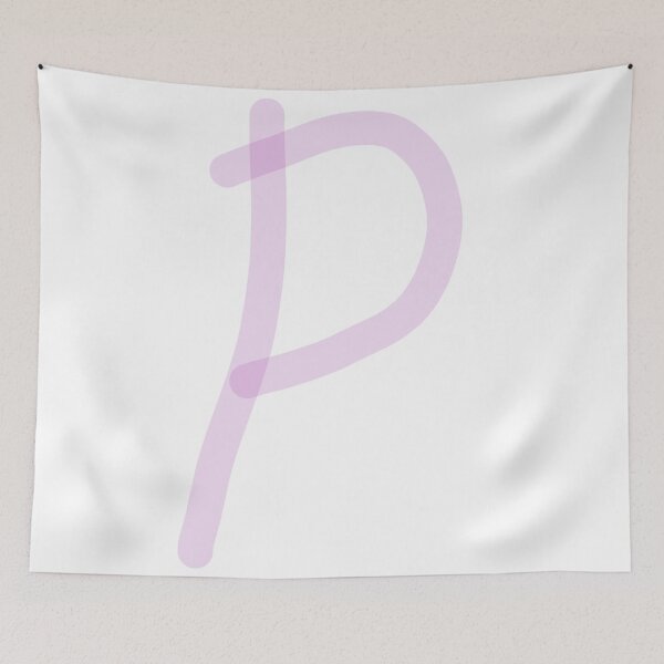 Item preview, Minimalist Pastel Pink Letter P designed and sold by Ployphaiphai .