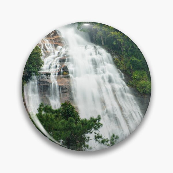 Item preview, The Mountain's Veil — Tall Waterfall in the Doi Inthanon Forest, Thailand designed and sold by Jomsunshine.