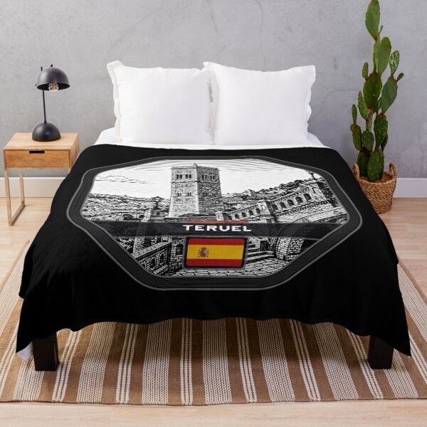 Item preview, Teruel Spain Linocut Style designed and sold by Thistle-TShop.