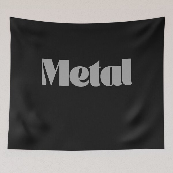 Item preview, Metal Typography – Bold Gothic Heavy Metal Lettering Design designed and sold by ArthurShu.