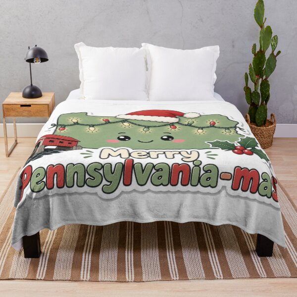 Artikelvorschau, Pennsylvania Christmas Merry Pennsylvania-mas Gift entworfen und verkauft von Soft Merch.