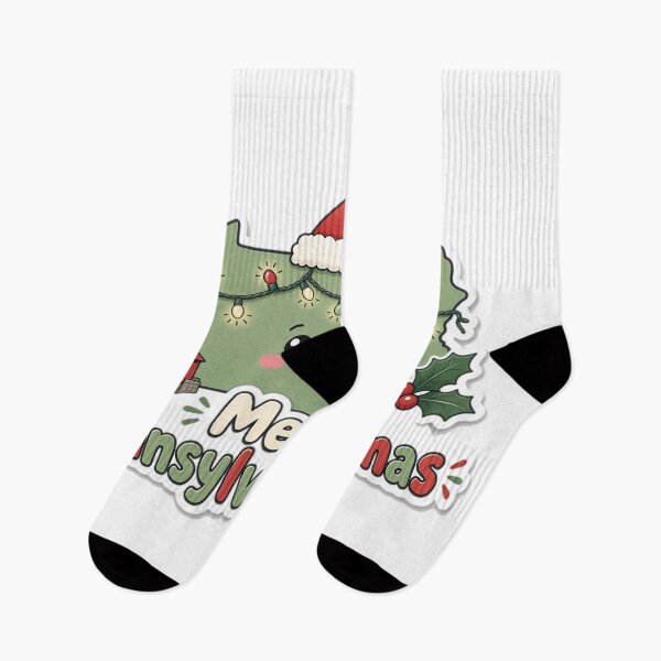 Artikelvorschau, Pennsylvania Christmas Merry Pennsylvania-mas Gift entworfen und verkauft von Soft Merch.