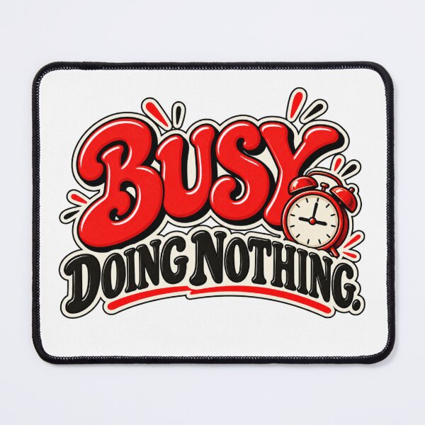 Item preview, Busy Doing Nothing – Funny Lazy Day Quote designed and sold by Pali's shop.
