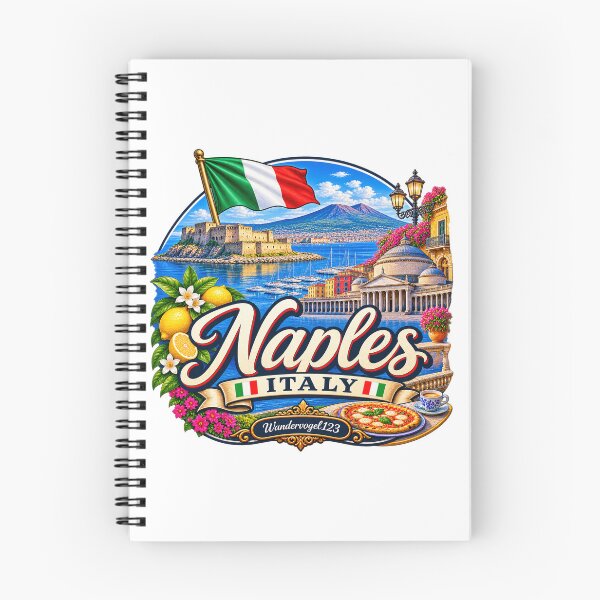 Item preview, Naples, Italy – Vesuvius, Castel dell’Ovo & Italian Dolce Vita designed and sold by Wandervogel123.