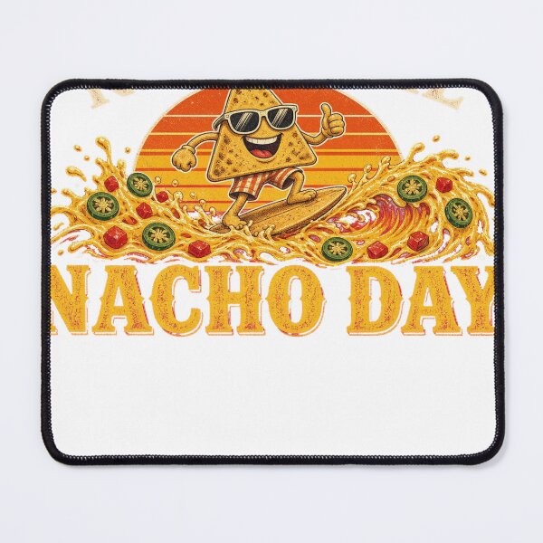 Artikelvorschau, Happy National Nacho Day Funny Nacho Lover Gift entworfen und verkauft von HappyVibration.