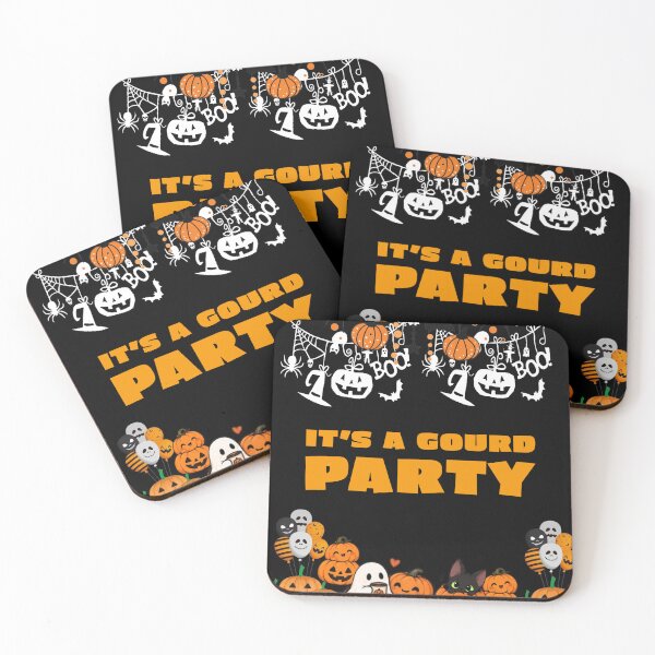 Item preview, It's A Gourd Party Cute Pumpkin Ghost Halloween designed and sold by Af-RT10.