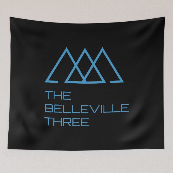 Item preview, The Belleville Three - Detroit Techno Pioneers Minimalist Tee designed and sold by THE MODA STEREO.