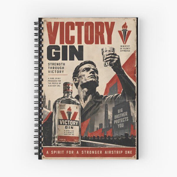 Item preview, Victory Gin I984 - Orwell designed and sold by Wanderdreaming.