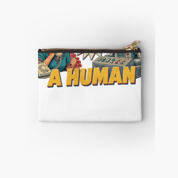 Item preview, Let Me Talk To A Human Funny Anti AI Chatbot Humor designed and sold by HappyVibration.