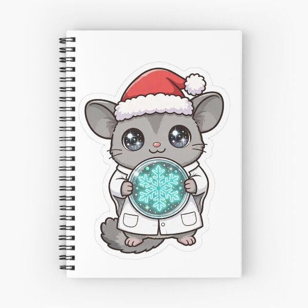 Item preview, Santa Sugar Glider Snowflake Petri Dish Science designed and sold by Wildlife-Walk.