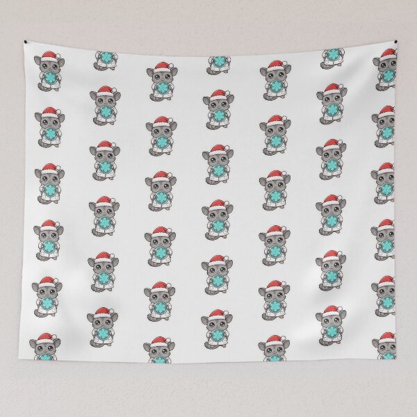 Item preview, Santa Sugar Glider Snowflake Petri Dish Science designed and sold by Wildlife-Walk.