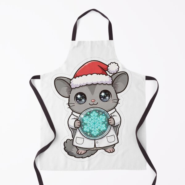 Item preview, Santa Sugar Glider Snowflake Petri Dish Science designed and sold by Wildlife-Walk.