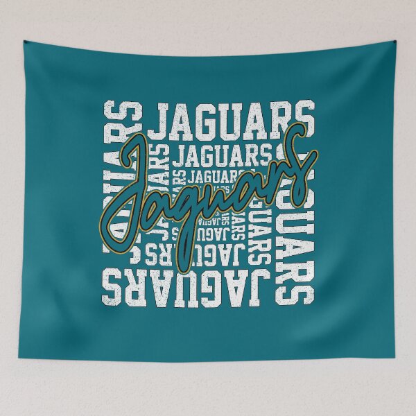 Item preview, Vintage Jaguars Script Distressed Football Spirit designed and sold by Floral Vintage.