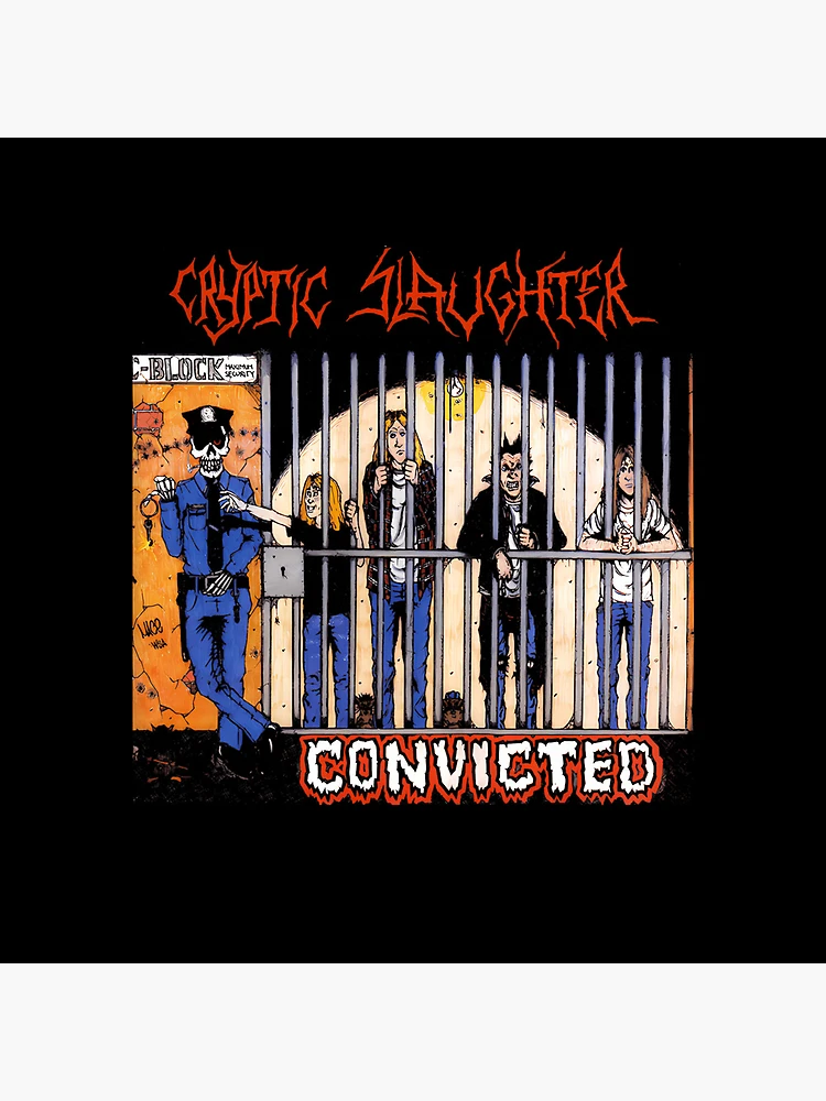 Thumbnail 4 of 4, Clock, Inside Jail Cell Beside Skeleton designed and sold by creative cloud.