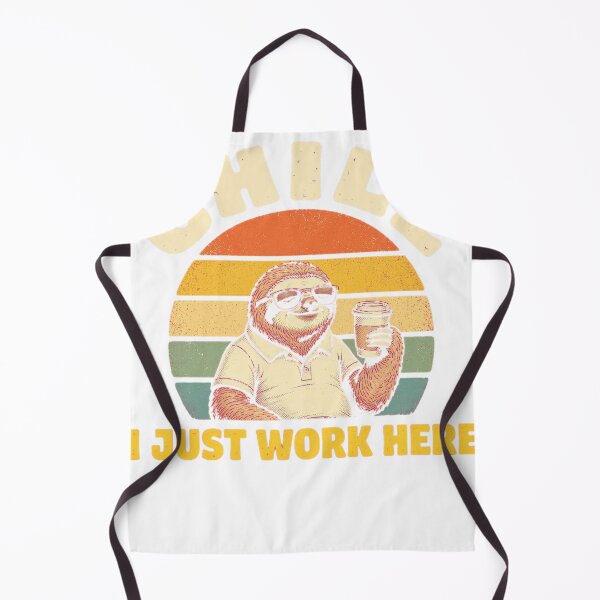 Item preview, Chill I Just Work Here Funny Retail Employee Gift designed and sold by HappyVibration.
