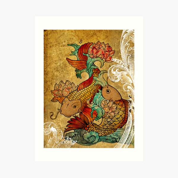Koi (version2) Art Print