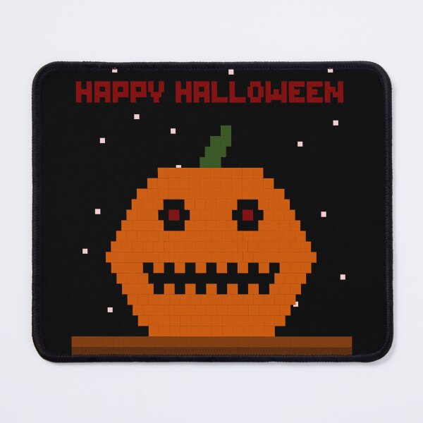 Item preview, Happy Halloween Pixel Pumpkin Retro Gaming Spooky Jack O Lantern designed and sold by FlatstudioArt.
