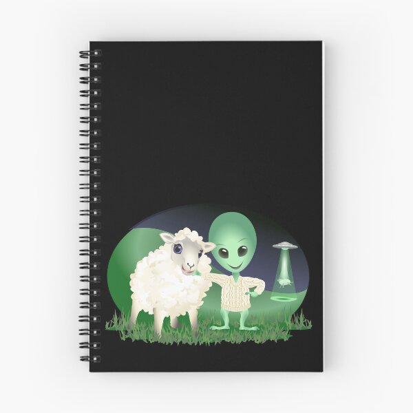 Item preview, Aliens want Jumpers too 'little green man' with Sheep designed and sold by Adamo-illustration.