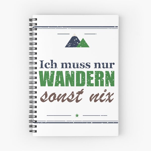 Item preview, Ich muss nur wandern, sonst nix designed and sold by SpruchwerkShop.