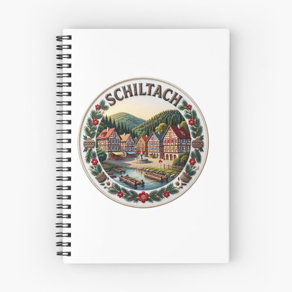 Item preview, Schiltach Germany Black Forest Painted Half Timbered Village Embroidered Patch Sticker designed and sold by Imaginarium of Chaos falcon88 .