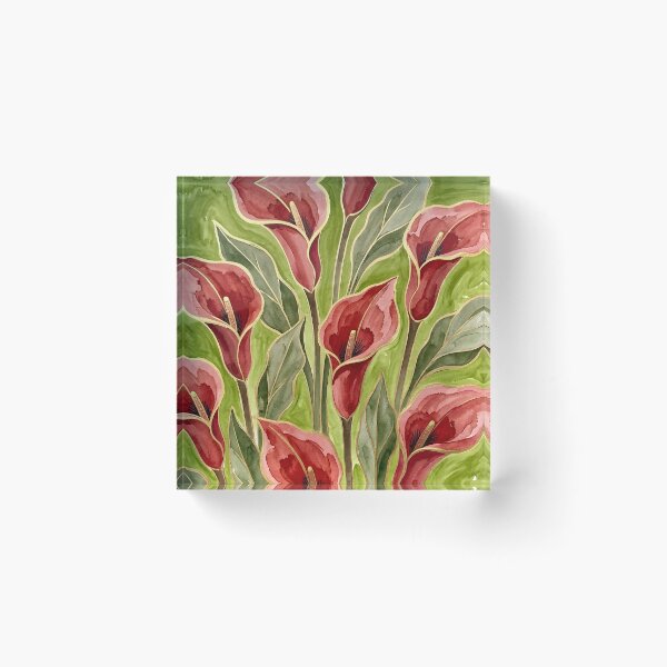 Item preview, Red Calla Lillies  designed and sold by GraphicsClub.