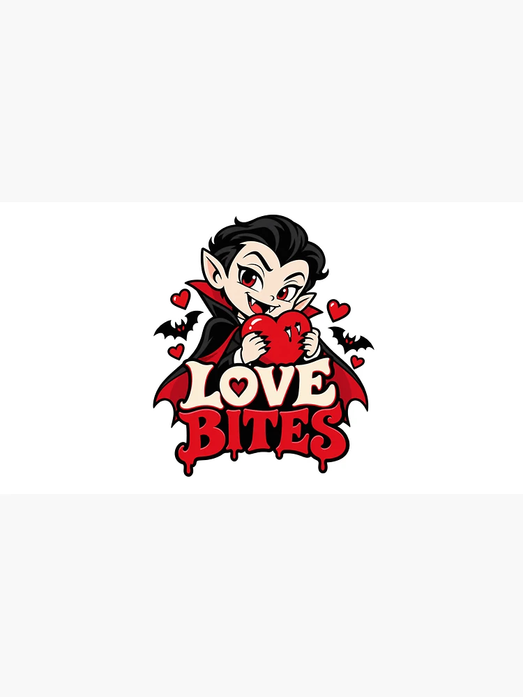 Thumbnail 3 of 3, Cap, Love Bites designed and sold by JamesSpring.