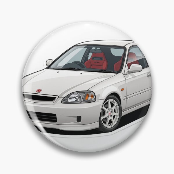 Item preview, 1997 Championship White Honda Civic Type R EK9 JDM Sticker designed and sold by Fixnovaguide.