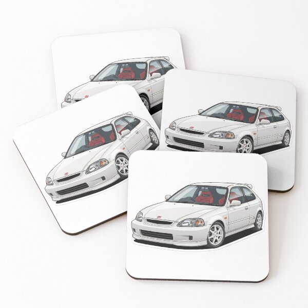 Item preview, 1997 Championship White Honda Civic Type R EK9 JDM Sticker designed and sold by Fixnovaguide.