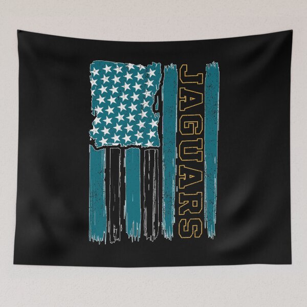 Item preview, Vintage Jaguars US Flag Distressed Jacksonville Football designed and sold by RockTheFeal.